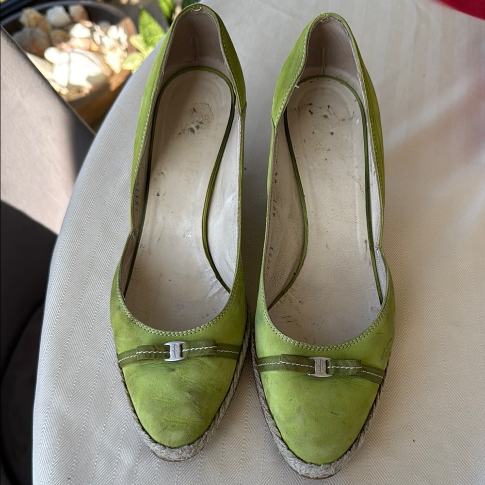 Elegant Green Women's Shoes